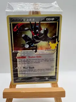 Pokemon TCG - Celebrations - SWSH144 Greninja Gold Star - Promo - SEALED - Image 1