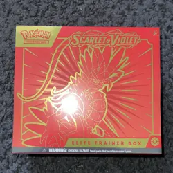 Pokemon Scarlet & Violet Koraidon ETB Base Elite Trainer Box FACTORY SEALED - Image 1