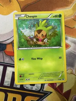 POKEMON CHESPIN XY88 COSMOS HOLO BLACK STAR PROMO MP - Image 1