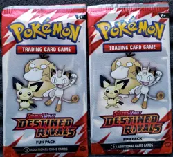Pokemon S&V Destined Rivals Fun Packs Factory Sealed (Lot of 2) - Image 1