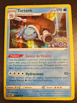 Carte Pokemon Tortank 017/078 Holo Pokemon Go Francais - Image 1