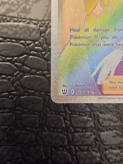 Pokemon Cheryl (Secret) 173/163 Swsh05 Battle Styles Holo Trainer TCG Rainbow NM - Image 5