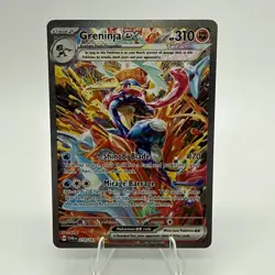 Pokemon Greninja EX Twilight Masquerade SIR 214/167, NM Condition - Image 1