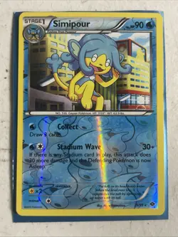 Simipour - 2012 Pokemon Next Destinies Reverse Holo #29/99 - - Image 1