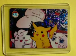 Pokemon Vending Prism Holo Sticker PIKACHU Snorlax CLEFAIRY JIGGLY PUFF FOIL NM - Image 1