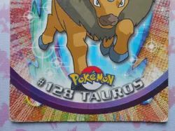 TAUROS #128 - TOPPS TV ANIMATION EDITION 1999 - CARTE POKEMON - TRES BON ETAT - Image 3