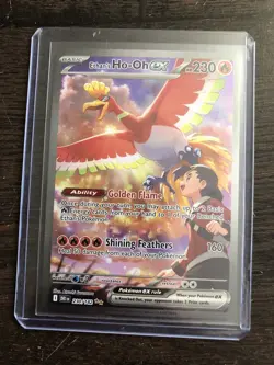 Pokemon Ethan's Ho-Oh ex 230/182 Destined Rivals Special Illustration Rare NM - Image 1