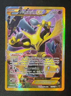 Alakazam EX 125/124 XY Fates Collide 2016 Secret Rare Pokemon - Image 1
