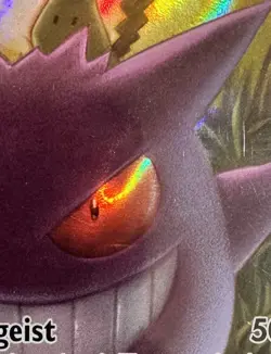 Pokemon Sun and Moon Game Gengar and Mimikyu GX 53/181 Fish Hook Holo - Image 3