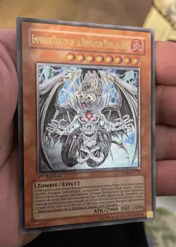 Yu-Gi-Oh! Empereur Dragon de la Damnation CRMS-FR019 Ultimate Rare NEAR/MINT-1st - Image 3