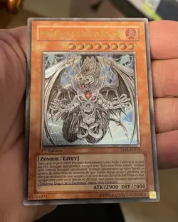 Yu-Gi-Oh! Empereur Dragon de la Damnation CRMS-FR019 Ultimate Rare NEAR/MINT-1st - Image 4