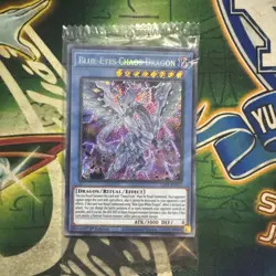 Yugioh! Blue-Eyes Chaos Dragon LDS2-EN017 Secret Rare 1st Edition Sealed NM - Image 1