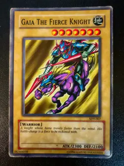 Yu-Gi-Oh! TCG Gaia The Fierce Knight Starter Deck Yugi SDY-007 Unlimited Common - Image 1