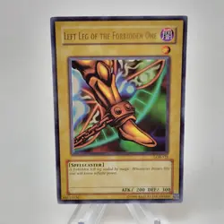 Yu-Gi-Oh! Left Leg of the Forbidden One LOB-121 Ultra Rare Unlimited MP - Image 1