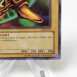 Yu-Gi-Oh! Left Leg of the Forbidden One LOB-121 Ultra Rare Unlimited MP - Image 2