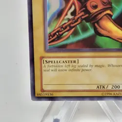 Yu-Gi-Oh! Left Leg of the Forbidden One LOB-121 Ultra Rare Unlimited MP - Image 3