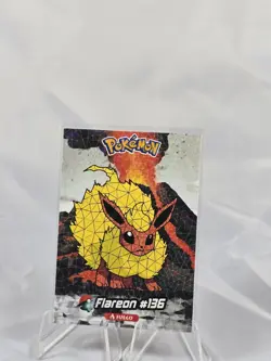 Flareon #136 - Cracked Ice Holo - Crystal Collection 2024 - Pokemon Card - Image 1