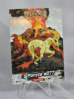 Pokemon - Crystal Card Collection- Ponyta #077 - Image 1