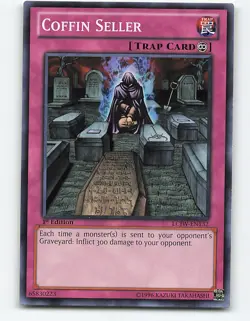 Coffin Seller #LCJW-EN132 1st Edition Yugioh Card - Image 1