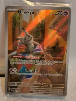 Mimikyu Scarlet & Violet Promo Card 075 Promo SEALED Paldean Fates - Image 1