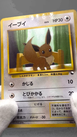 Eevee Lv.5 No.133 Old Back Glossy Vending Series 1998 Japanese Pokemon Card - Image 2