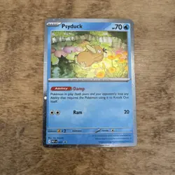 Pokemon TCG Psyduck Mega MEP Cosmo Holo 7 Pokemon Card NM Free Shipping - Image 1