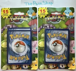 Pokemon 15 Card + Promo Pack Lot of 2 MJ Holdings 2012 Sealed Vintage - Image 1
