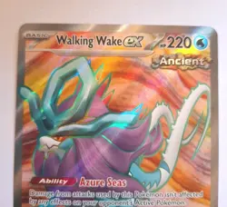 Pokemon TCG Walking Wake EX Full Art Temporal Forces Ultra Rare Card 189/162 - Image 2