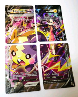 POKEMON MORPEKO V-UNION 4 CARD PROMO SET SWSH287 SWSH288 SWSH289 SWSH290 LP-NM - Image 1