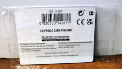 POKEMON PIKACHU 028/078 HOLO RARE POKEMON GO STORE PROMO CARD SEALED - Image 2