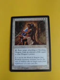 Rashida Scalebane. HP Mirage. Old Vintage. Magic the Gathering Card. - Image 1