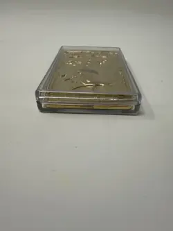 Pokemon 23K Gold Plated Pikachu Trading Card 1999 Burger King Limited Edition - Image 2