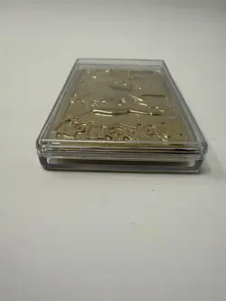 Pokemon 23K Gold Plated Pikachu Trading Card 1999 Burger King Limited Edition - Image 4