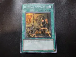 One Day of Peace PHSW-EN060 Common Unlimited Edition Yugioh Card MP - Image 1