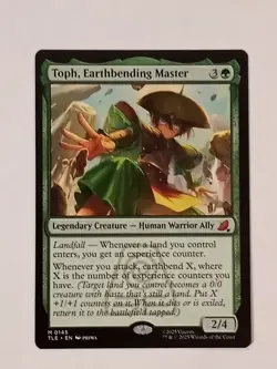 MtG Avatar Toph, Earthbending Master NM Magic the Gathering - Image 1