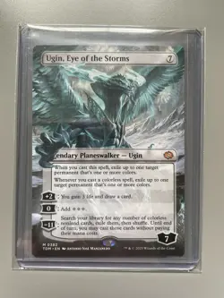 MTG Tarkir: Dragonstorm Ugin, Eye of the Storms #382 Borderless Mythic Non-Foil - Image 1