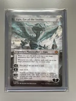 MTG Tarkir: Dragonstorm Ugin, Eye of the Storms #382 Borderless Mythic Non-Foil - Image 2