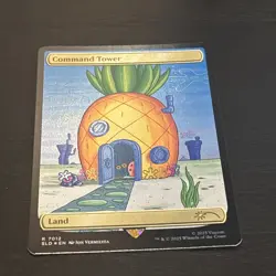 FOIL - Command Tower 7012 NM MTG Secret Lair X Spongebob Squarepants Magic - Image 1