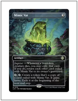 1x Mimic Vat, Borderless Art, Lost Caverns of Ixalan, Magic MTG NM - Image 1