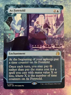 AS FORETOLD mtg NM-M Enchanting Tales Rare Wilds of Eldraine - Image 1