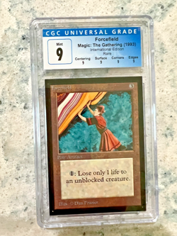 Forcefield - Collectors Edition Intl - 9 Mint M CGC - MTG - Magic The Gathering - Image 1