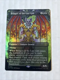 MTG Bringer of the Last Gift FOIL Borderless Lost Caverns of Ixalan LCI 0337 NM - Image 2
