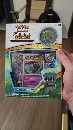 Pokemon Shining Legends Pin Collection - Marshadow SEALED - Fast Shipping! - Image 1