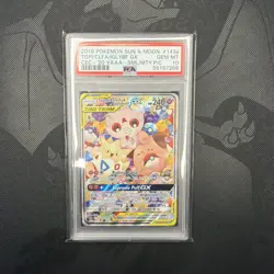 Pokemon Togepi & Cleffa & Igglybuff GX 143a/236 Alternate Art Holo PSA10 - Image 1
