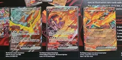 Pokemon TCG Team Rocket's Moltres ex Destined Rivals Stamped UPC Promo Set - Image 1