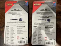 2 Pokemon Cosmic Eclipse & Chilling Reign 2 pack Blister w/ pin - Sealed - Image 4