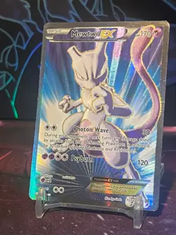 Pokemon TCG Mewtwo EX 157/162 Full Art Ultra Rare XY Breakthrough Holo NM - Image 1