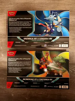 Pokemon Greninja Kingdra EX & Incineroar Torterra EX Special Collection Box - Image 2