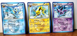 POKEMON PLASMA FREEZE EEVEELUTIONS ESPEON 48/116 JOLTEON 31/116 VAPOREON 20/116 - Image 1