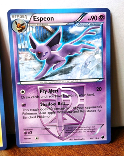 POKEMON PLASMA FREEZE EEVEELUTIONS ESPEON 48/116 JOLTEON 31/116 VAPOREON 20/116 - Image 4